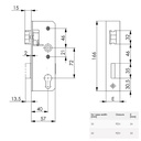 AMF 143UNIG POORTSLOT RVS