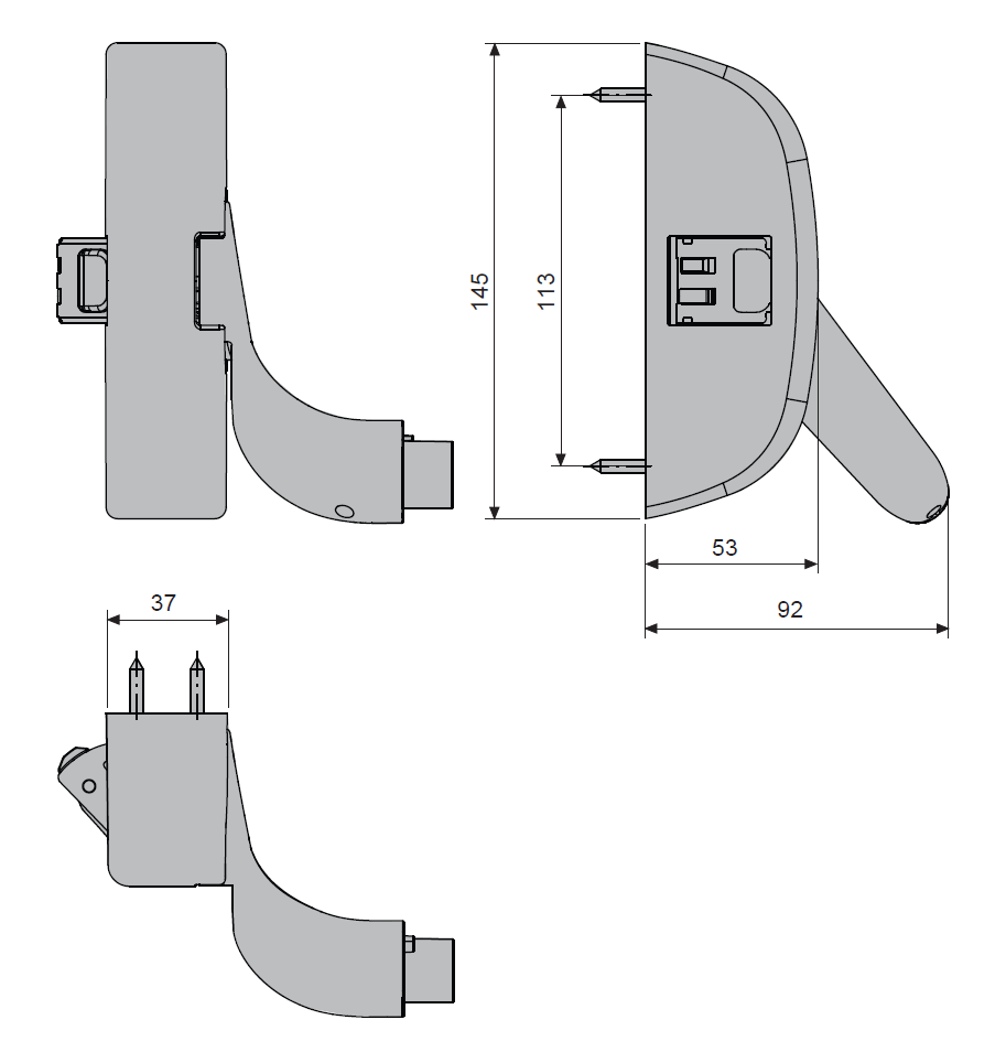 FAPIM OLTRE PANIEKSLUITING: 8016 CENTRAAL SLOT MET AUTOBLOCCAGE - ÉÉN SLUITPUNT