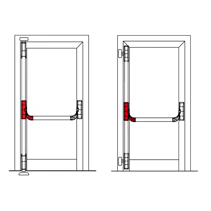 FAPIM OLTRE PANIEKSLUITING: 8023 CENTRALE SLOT MET OMKEERMECHANISCHE - TWEE SLUITPUNTEN