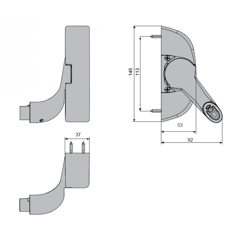 FAPIM OLTRE PANIEKSLUITING: 8041 CENTRALE STEUN MET UITSCHAKEL INRICHTING