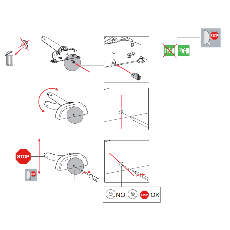 FAPIM OLTRE PANIEKSLUITING: 8041 CENTRALE STEUN MET UITSCHAKEL INRICHTING