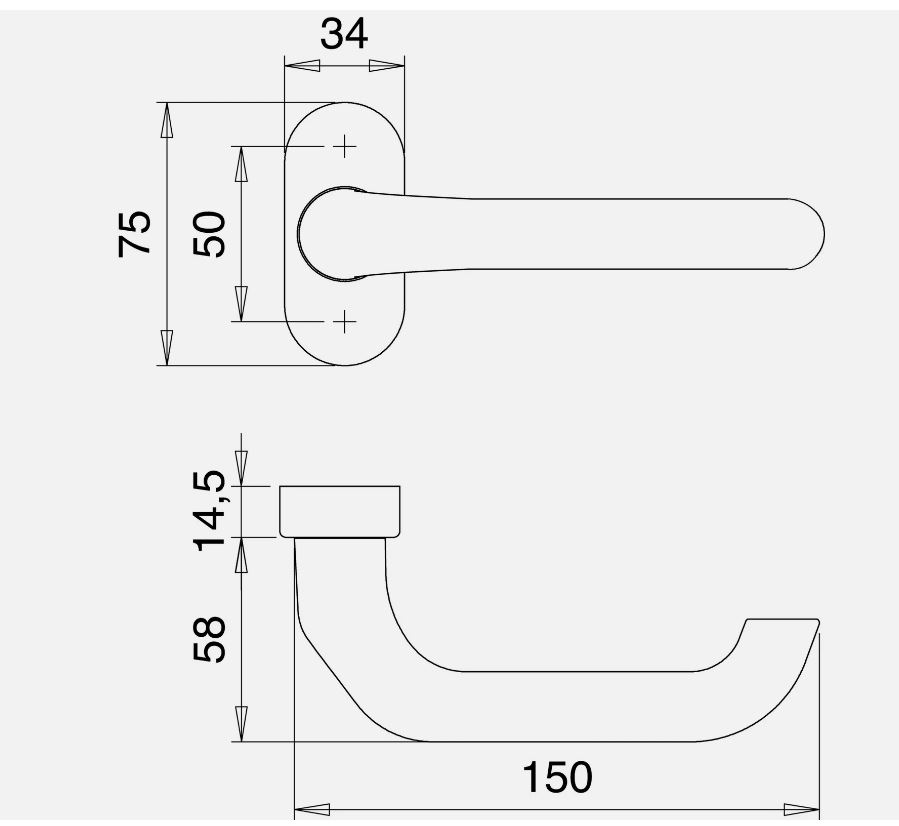 VERKROPTE KRUK GEVEERD OP ROZET