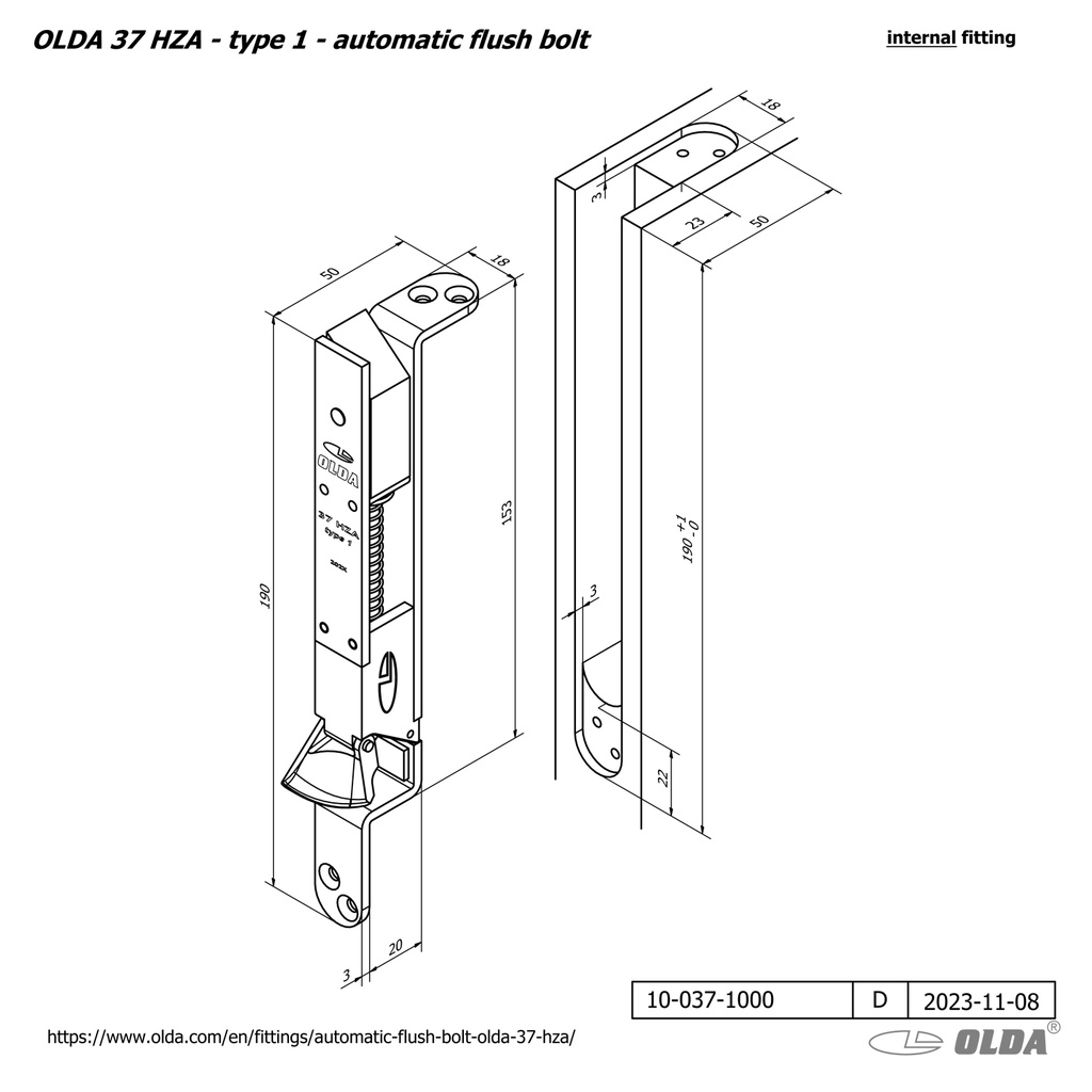 OLDA 37 AUTOMATISCHE KANTSCHUIF