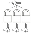 RICHTER MARATHON HANGSLOT IN HOOFDSLEUTELSYSTEEM