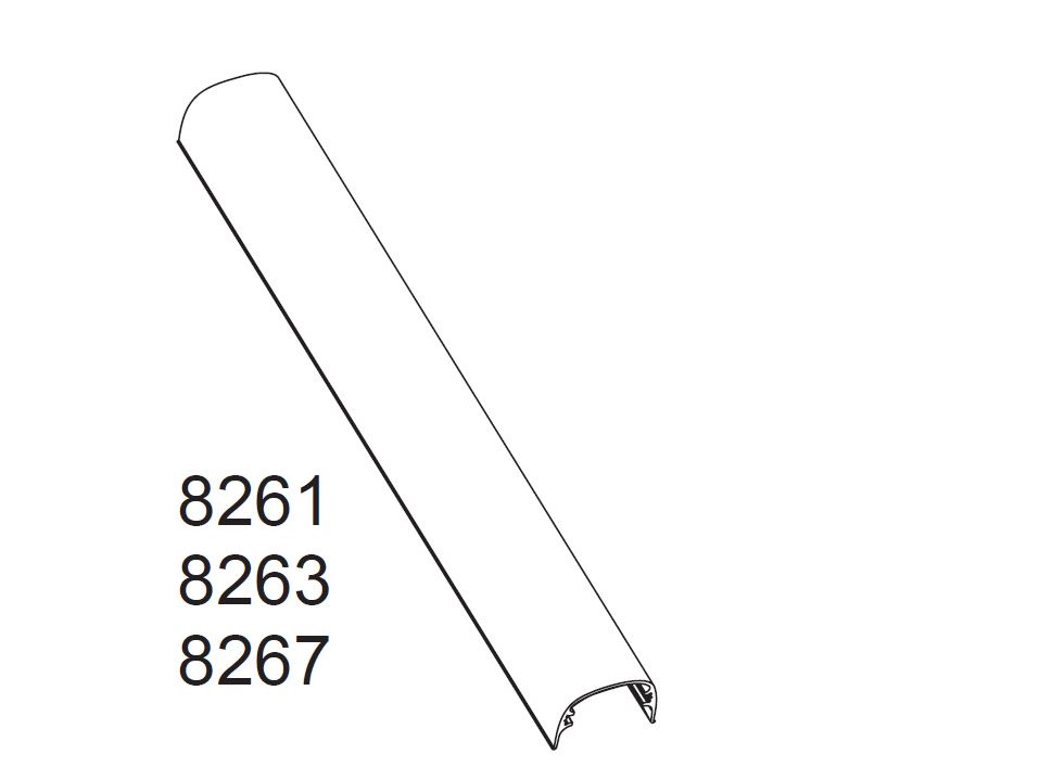 FAPIM OLTRE PANIEKSLUITING: 8263 RODE PUSHBAAR 1194MM