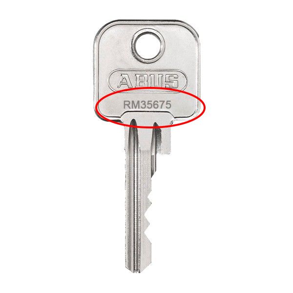 ABUS E60 SLEUTEL | CODEREEKS RM 00001 - 30000