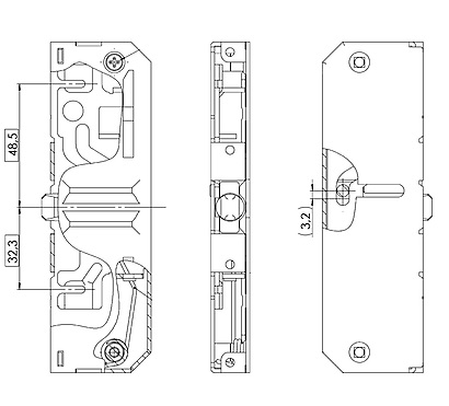 KFV REPARATIE BIJZETSLOTKAST 130MM VOOR MEERPUNTSLUITING