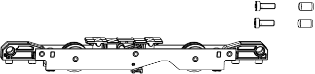 MACO 105885 MIDDENSTE LOOPWAGEN HEFSCHUIFRAAM GROEF 16 x 30