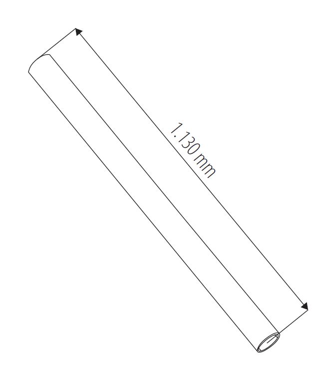 FAPIM OLTRE: RODE BAAR 1130MM