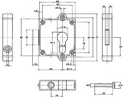 JUNIE 7403 STANGENSLOT MET TOEBEHOREN SYSTEEM PZ