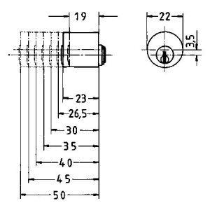 JUNIE 2904 MEUBELCILINDER