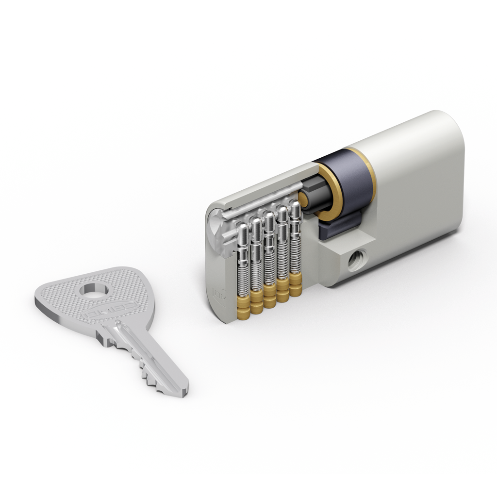 OMEC SERIE 140 ALUMINIUM SMALLE OVALE CILINDER