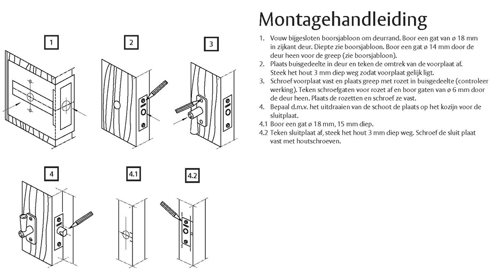 NEMEF WC-INSTEEKGRENDEL 2705/4