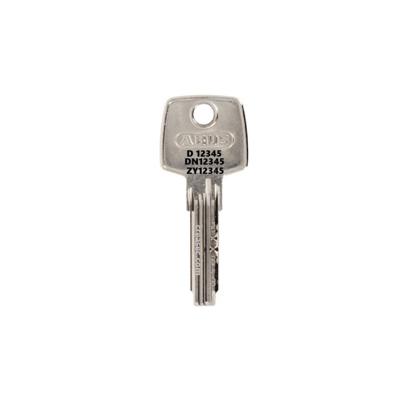 ABUS D6 SLEUTEL | CODEREEKS D, DN OF ZY 00001 - 30000