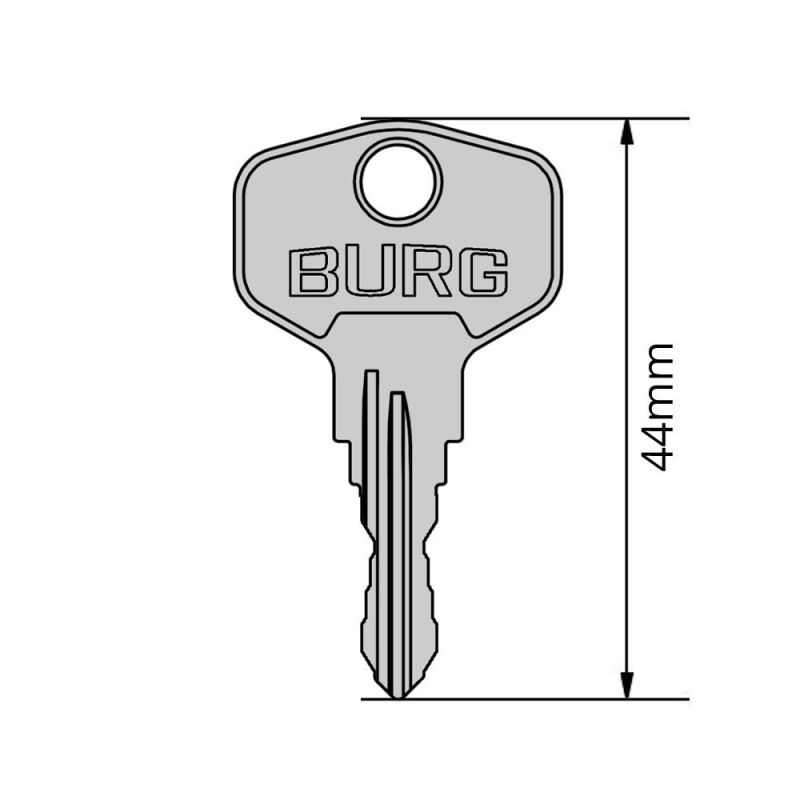 BURG SERIE F SLEUTEL OF HOPPE RAAMSLEUTEL | CODEREEKS 1001 - 3187