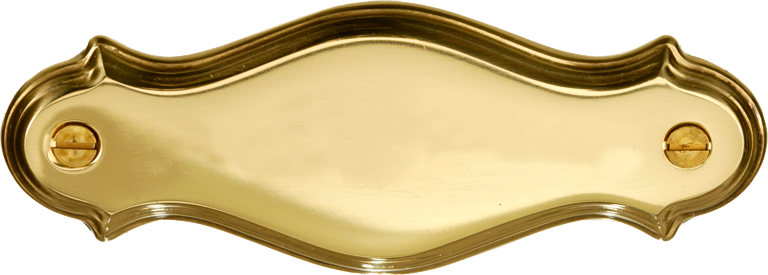 PLAQUE PERSONNALISÉE EN LAITON