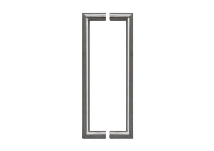 INOX DEURGREEP MODEL U90° Ø 38 - paar