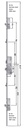 FUHR MULTISAFE 856 MEERPUNTSLOT TYPE 3/1 HAKEN EN ROLNOKKEN
