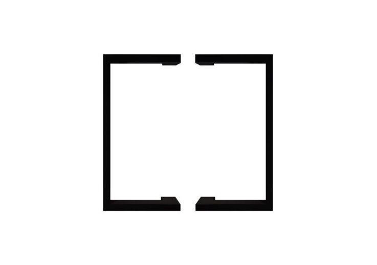 POIGNÉE DE PORTE EN ALUMINIUM MODÈLE DK 02 ⧄ 20/40 - paire