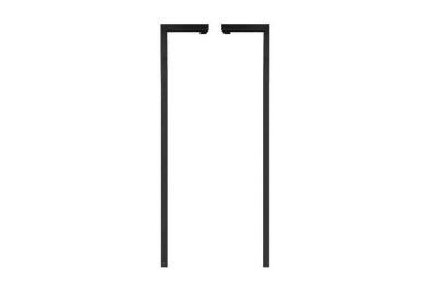 ALUMINIUM DOOR HANDLE MODEL DK 04 ⧄ 40/40 - pair