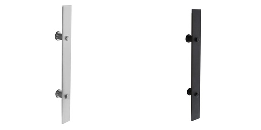 INTERSTEEL DEURGREEP PLAT INDUSTRIAL LOOK