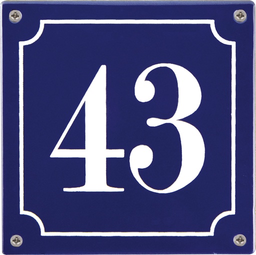 PERSONALISIERTE NAMENSCHILD AUS EMAILLE