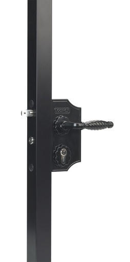 LOCINOX LAKYF2 SMALL SURFACE-MOUNTED ORNAMENTAL GATE LOCK