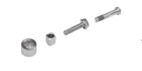 [83003705] DORMA KOPPELSTUK VOOR ASVERLENGING 16MM BIJ SCHAARARM DEURPOMP TS 71/72/73/83